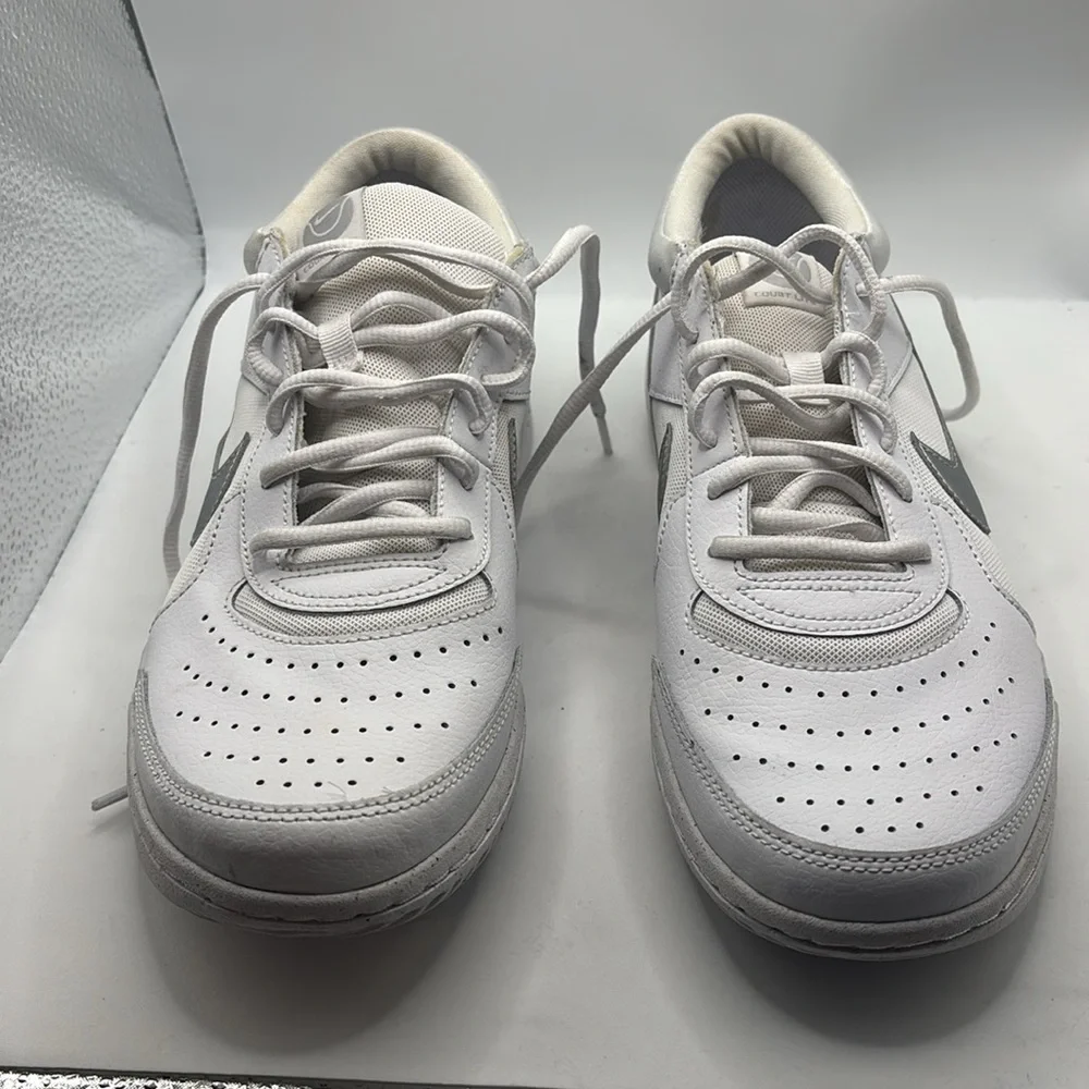 Nike Women's Zoom Court Lite 3 Tennis Shoes White/Grey SZ 9.5 walking minimalist - Picture 2 of 10